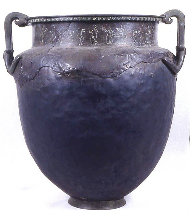 vaso bronzo per vino